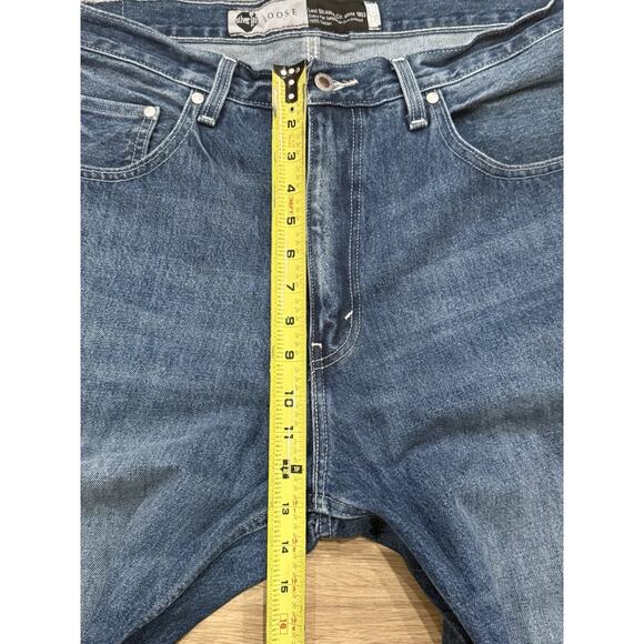 Levis SilverTab Jeans Mens 36x30 Medium Wash Loose Baggy Wide Leg Denim Y2K - Picture 6 of 9